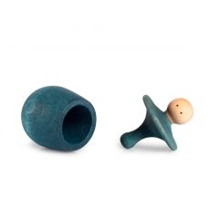 Cajita para tesoros de madera azul Little Things - Grapat