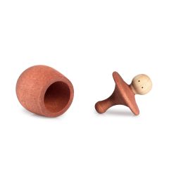 Cajita para tesoros de madera naranja Little Things - Grapat