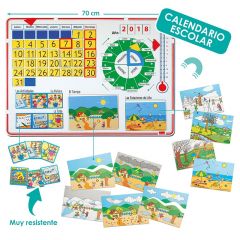 Calendario escolar magnético gallego - Akros