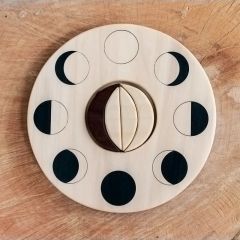 Calendario lunar de madera - Cocoletes