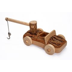 Camión con grúa de madera - Magic Wood