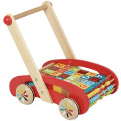 Carrito andador de madera ABC Buggy Tatoo - Janod