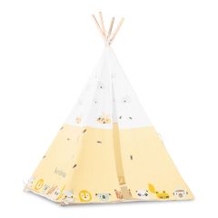 Casita de madera y tela India Savanah Tipi - Beeloom