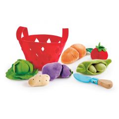 Cesta con verduras de tela - Hape