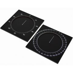 Círculo centesimal para medir ángulos - Montessori