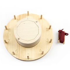 Círculo de creación de madera con hilo - Fizz