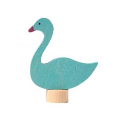 Figura cisne de madera para calendario anual circular y para espiral - Grimm's