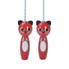 Comba cuerda de saltar con mangos de madera gato - Vilac