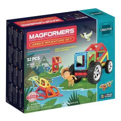 Construcción magnética Adventure Jungle 32 piezas - Magformers