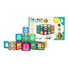 Construcción magnética ventanas cool windows Imanix 20 piezas - Braintoys