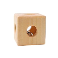 Sonajero cubo de madera con cascabel - Grimm's