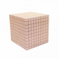 Cubo de madera de 1000 - Montessori
