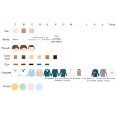 Papel de azúcar - Círculos de 5 cm (15) Daniel Comunión - Impresión personalizada