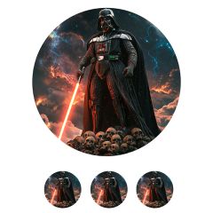Oblea de Darth Vader - 20 cm - María Lunarillos