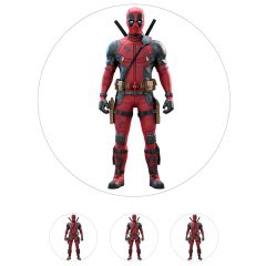 Papel de azúcar de Deadpool (Marvel) - 20 cm - María Lunarillos