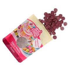Deco Melts púrpura 250 g - Funcakes
