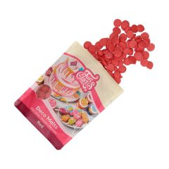 Deco Melts rojo 250 g - Funcakes