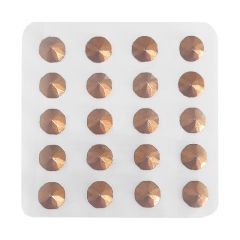 Diamantes de gelatina dorados (20) - Funcakes