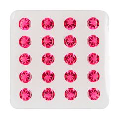 Diamantes de gelatina rosas (20) - Funcakes