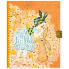 Diario niña y conejo Elodie - Djeco
