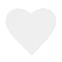 Discos acrílicos para bordes perfectos corazón 20,5 x 19,5 cm (2) - Cutter Sweet