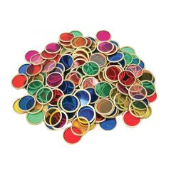 Discos metálicos de colores translúcidos (500) - Commotion Distribution