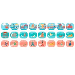 Discos repuesto para linterna proyector de historias Circo (3) - Moulin Roty