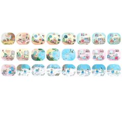 Discos repuesto para linterna proyector de historias Familia (3) - Moulin Roty