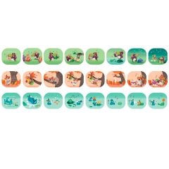 Discos repuesto para linterna proyector de historias Jungla (3) - Moulin Roty