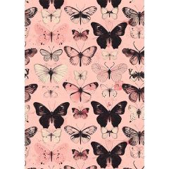 Papel de azúcar Mariposas variadas A4  - María Lunarillos