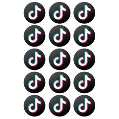 Oblea de TikTok - 5 cm (15) - María Lunarillos