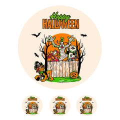 Oblea Disney Halloween - 20 cm - María Lunarillos