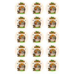 Papel de azúcar Disney Halloween - 5 cm (15) - María Lunarillos