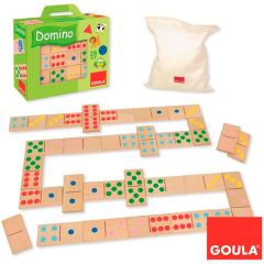Dominó de madera clásico Topycolor 28 piezas - Goula