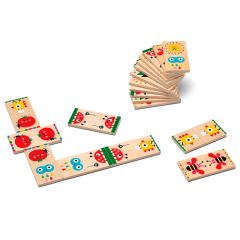 Dominó de madera con ilustraciones infantiles - Cayro