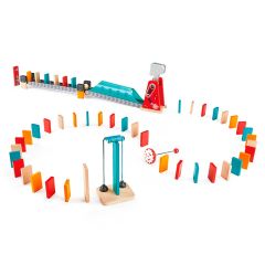 Dominó de madera con martillo poderoso - Hape