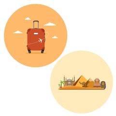 Pack papeles comestibles burn Viaje Egipto 19 cm - María Lunarillos