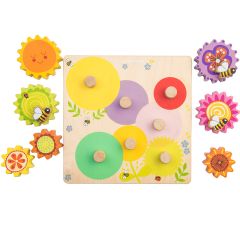 Encajable de madera flores 7 piezas - Le Toy Van