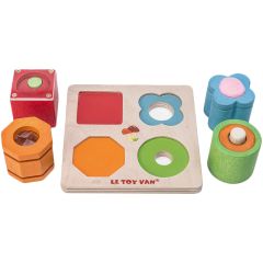 Encajable de madera Sensorial 4 piezas - Le Toy Van