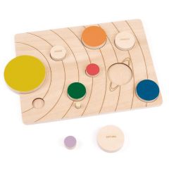 Puzle encajable de madera Sistema Solar - Andreu Toys