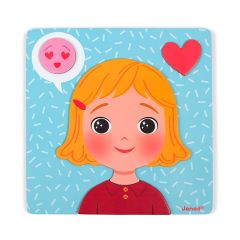 Tablero de madera magnético Las emociones - Janod