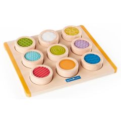 Encajable de madera con parejas de texturas - Guidecraft