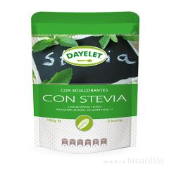 Endulzante sin azúcar con stevia 100 gr - Sin gluten - Dayelet