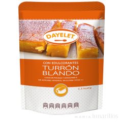 Endulzante sin azúcar para turrón blando 400 gr - Sin gluten - Dayelet