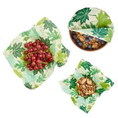 Envoltorios ecológicos variados hojas del bosque (3) - Cera de abeja - Bee's Wrap