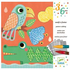 Estampados: frota y calca Amigos de Magalí - Djeco