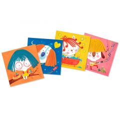 Set de plastilina y accesorios para modelar pelo - Djeco