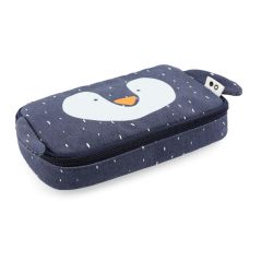 Estuche rectangular azul pingüino - Trixie