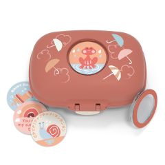 Fiambrera compacta polipropileno naranja Paraguas (sin BPA) 600 ml - Monbento