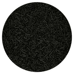 Fideos de azúcar negros 80 g - Funcakes